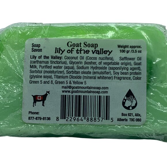 Lily Of The Valley Goat Soap 3.5 Oz By Goat Mountain Soap Company NEW - Picture 3 of 3
